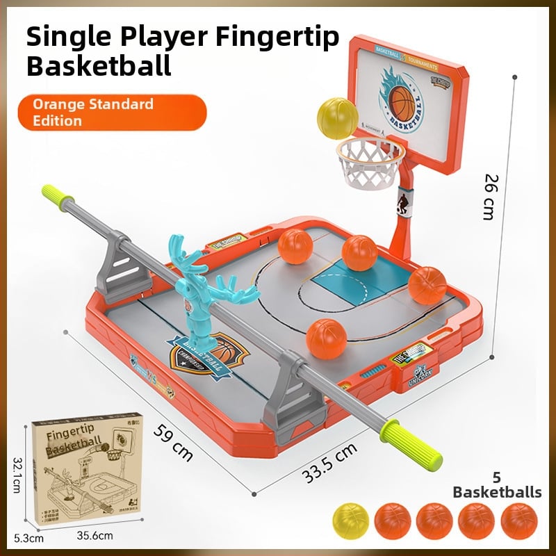 Dječja stolna igra basketa prstima – unutarnje interaktivno natjecanje uz tajmer, za djecu od 4 do 6 godina