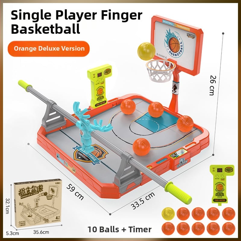 Dječja stolna igra basketa prstima – unutarnje interaktivno natjecanje uz tajmer, za djecu od 4 do 6 godina
