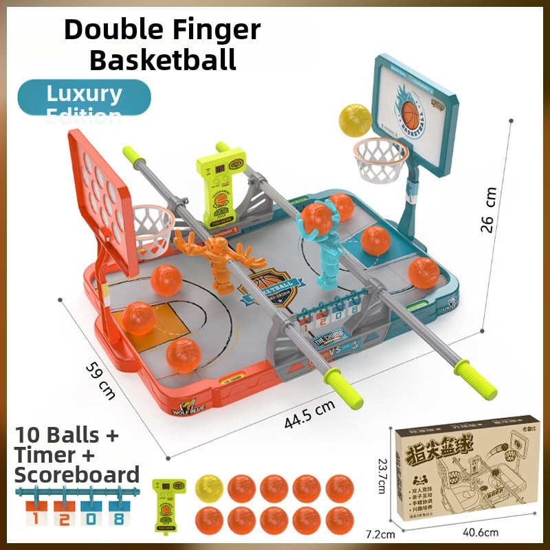 Dječja stolna igra basketa prstima – unutarnje interaktivno natjecanje uz tajmer, za djecu od 4 do 6 godina