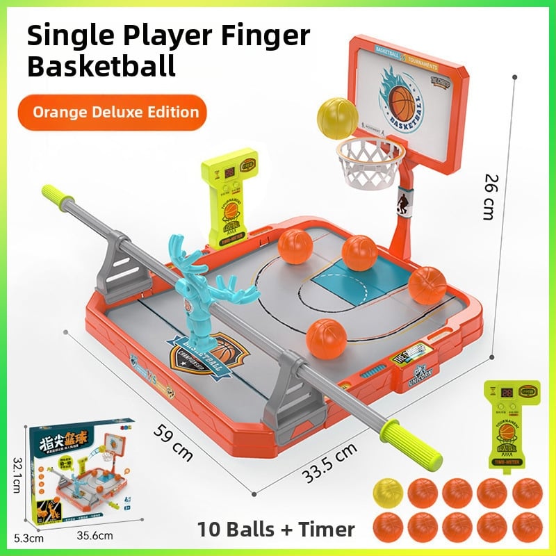 Dječja stolna igra basketa prstima – unutarnje interaktivno natjecanje uz tajmer, za djecu od 4 do 6 godina
