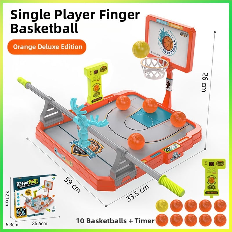 Dječja stolna igra basketa prstima – unutarnje interaktivno natjecanje uz tajmer, za djecu od 4 do 6 godina