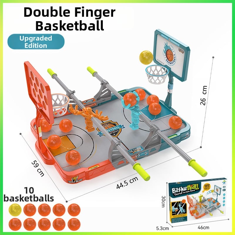 Dječja stolna igra basketa prstima – unutarnje interaktivno natjecanje uz tajmer, za djecu od 4 do 6 godina