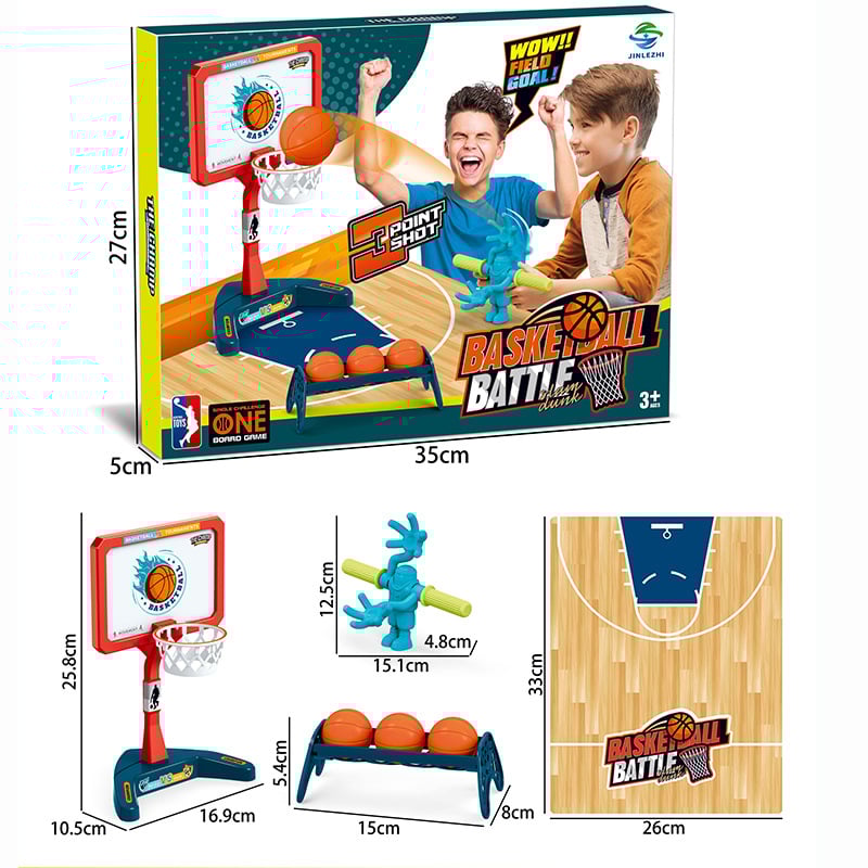 Dječja stolna igra basketa prstima – unutarnje interaktivno natjecanje uz tajmer, za djecu od 4 do 6 godina