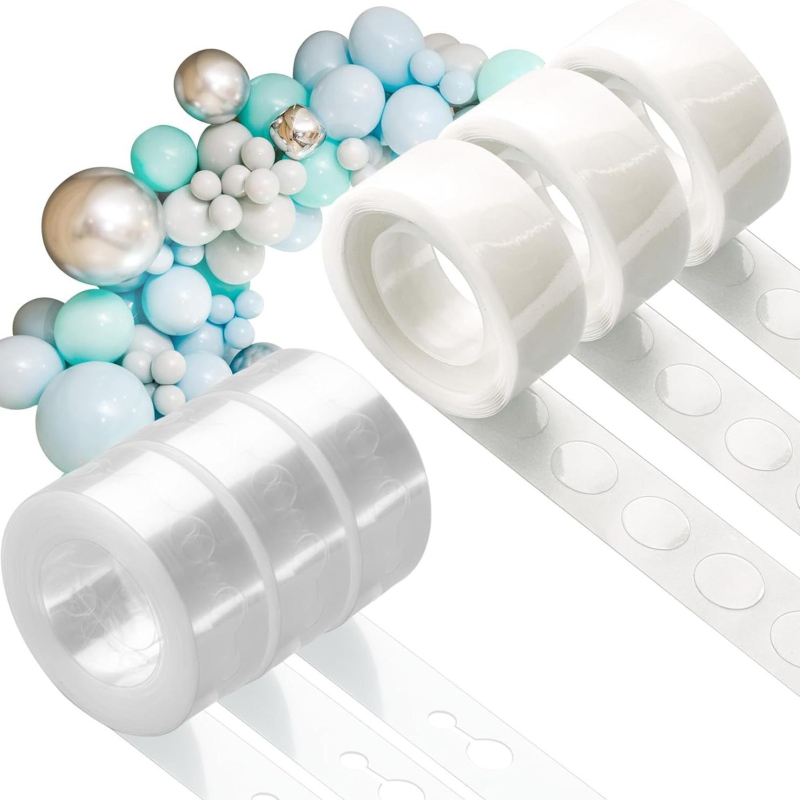 Set arc balon din plastic, bandă pentru baloane și clemă de legare – pentru petreceri și nunți