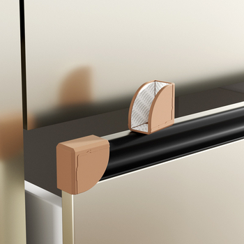 Защитник за ъгъл на шкаф със дръжка във форма на вентилатор — антиударна защита за шкафове, врати и маси; марка Wood bean, опаковка 1200 броя, код на продукта 1111