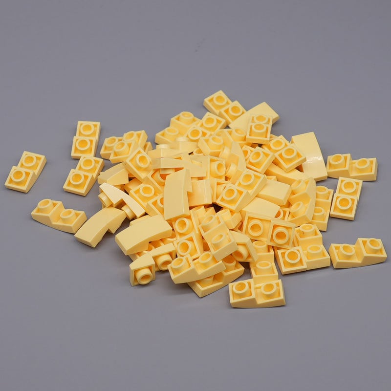 Χειροποίητα δομικά μπλοκ με μικρά σωματίδια, γεμάτα σε μπάλα, συμβατό με αρθρωτά μέρη σχήματος τόξου 24201, πλαστικό, για ηλικίες 15–35, αναπτύσσει το ενδιαφέρον