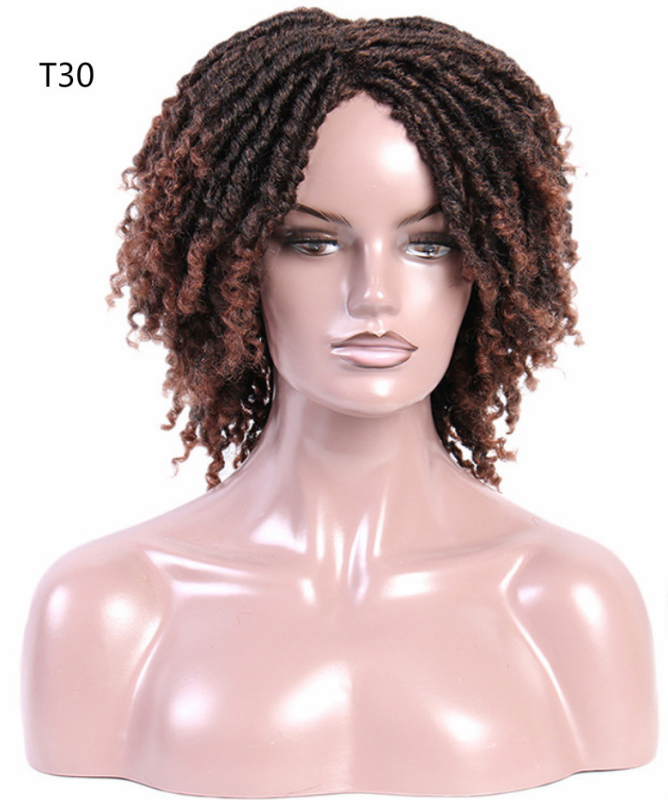 BeautyWorks B014 rövid, egyenes paróka — hőálló szintetikus rostból, 200 g