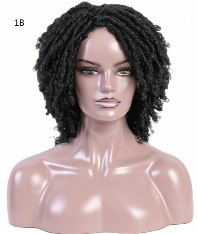 BeautyWorks B014 rövid, egyenes paróka — hőálló szintetikus rostból, 200 g