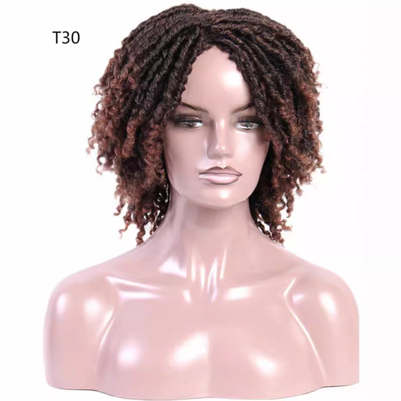 BeautyWorks B014 rövid, egyenes paróka — hőálló szintetikus rostból, 200 g