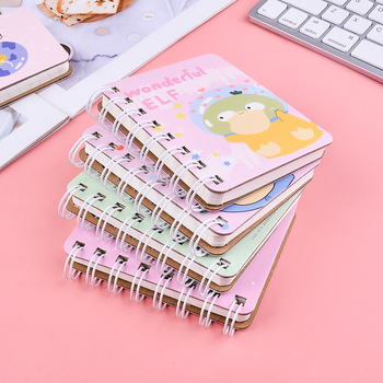 Hey Mi Bear Coil Book — Mini karikaturna bilježnica, 80 stranica, papir 70 g/m²