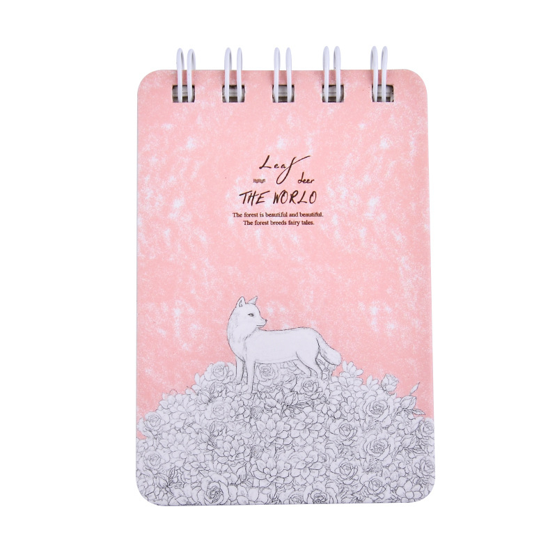 Hey Mi Bear Coil Book — Mini karikaturna bilježnica, 80 stranica, papir 70 g/m²