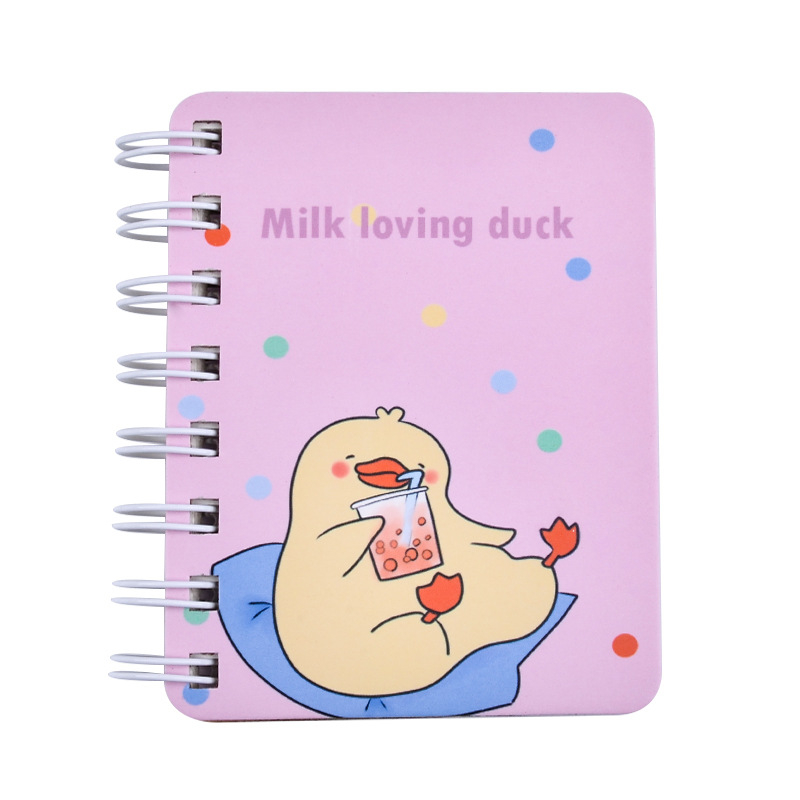 Hey Mi Bear Coil Book — Mini karikaturna bilježnica, 80 stranica, papir 70 g/m²