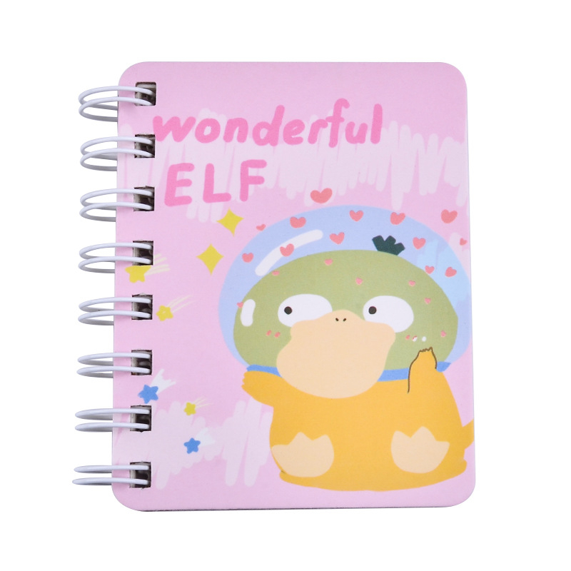 Hey Mi Bear Coil Book — Mini karikaturna bilježnica, 80 stranica, papir 70 g/m²