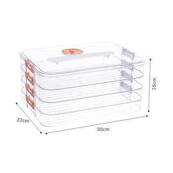 Kutija za knedle s kineskim dizajnom, plastika za hranu, skladištenje i očuvanje svježine