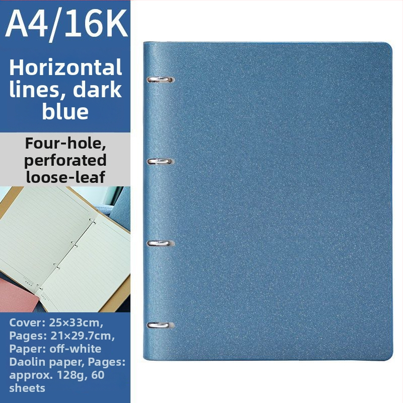 Bilježnica s vezom tip binder, kožni omot nije prisutan, papir od drvne pulpe 75 g, japanski/korejski stil