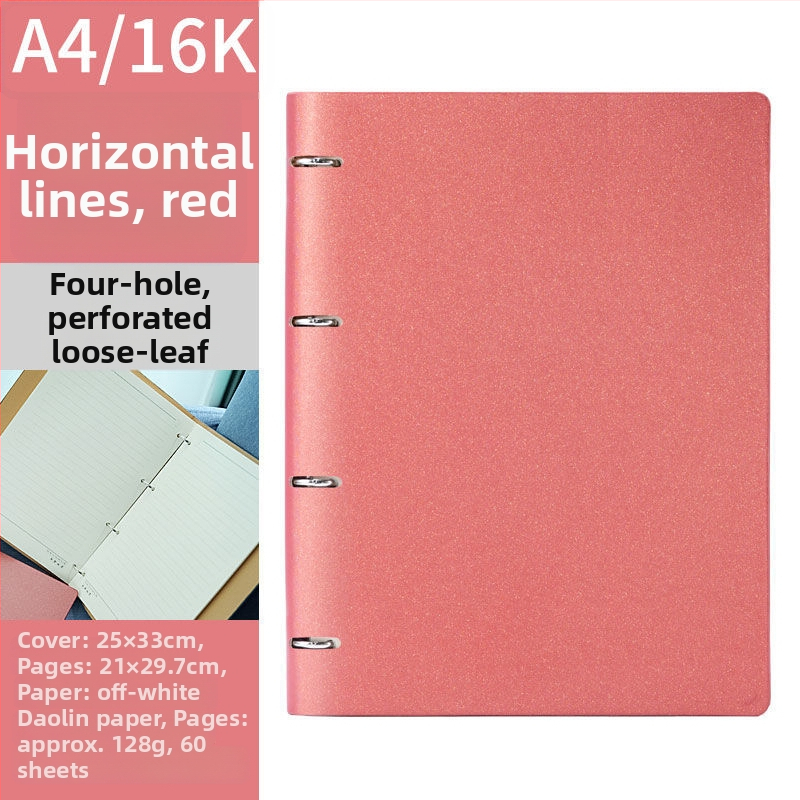Bilježnica s vezom tip binder, kožni omot nije prisutan, papir od drvne pulpe 75 g, japanski/korejski stil