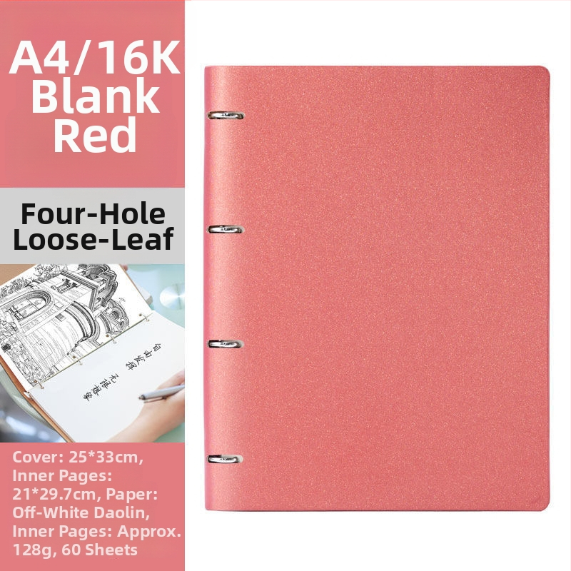 Bilježnica s vezom tip binder, kožni omot nije prisutan, papir od drvne pulpe 75 g, japanski/korejski stil