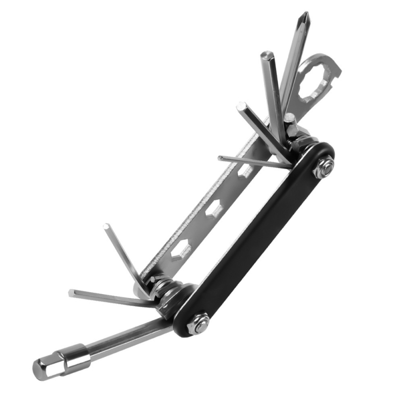 Set de unelte pentru reparații bicicletă, trusa de chei multifuncțională, 15-in-1 / 16-in-1, metal, brand Jielun