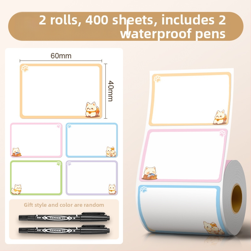 Velika karikatura naljepnica za ime, vodootporna, samoljepljiva, ručno pisana, za kućnu upotrebu (Brand: Good luck; Model: 985; Šifra proizvoda: F989hjj6smm5m7; Tip: Ručna naljepnica; Materijal: Drugo)