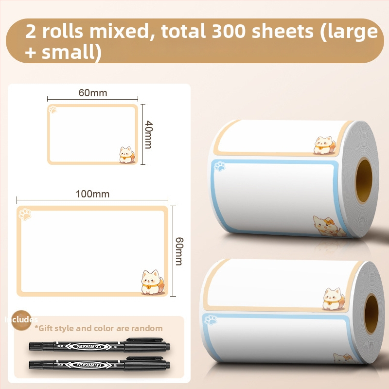 Velika karikatura naljepnica za ime, vodootporna, samoljepljiva, ručno pisana, za kućnu upotrebu (Brand: Good luck; Model: 985; Šifra proizvoda: F989hjj6smm5m7; Tip: Ručna naljepnica; Materijal: Drugo)