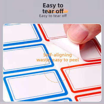 Fire rolo samoljepljive etikete – ručno napisane identifikacijske naljepnice, PVC materijal, 1000 naljepnica po roli