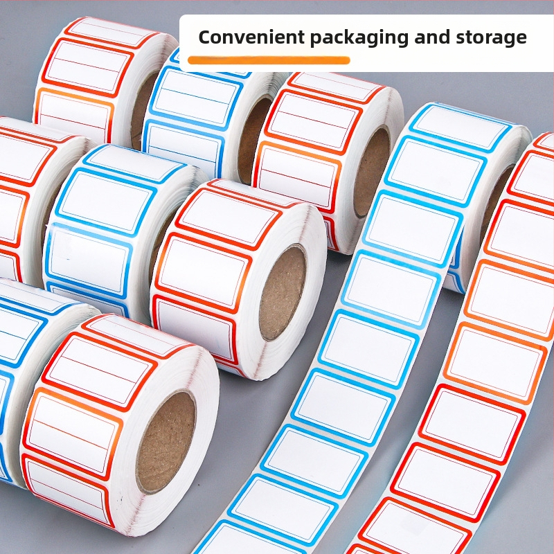 Fire rolo samoljepljive etikete – ručno napisane identifikacijske naljepnice, PVC materijal, 1000 naljepnica po roli