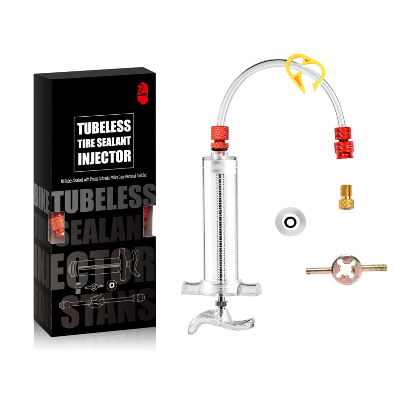 CNC injektor tekućine za popravak tubeless guma – kombinirani paket, materijal plastika/nerđajući čelik, prilagodba dostupna, privatna marka dostupna