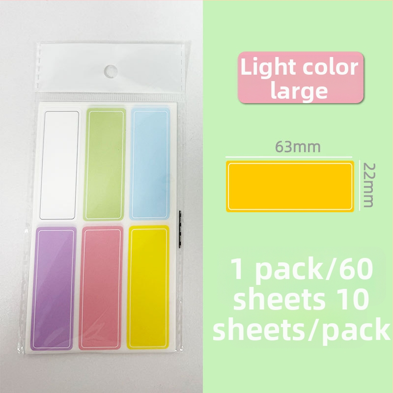 Xlabel Sintetičke papirne etikete – upute etikete, prilagodljive, 6 po stranici