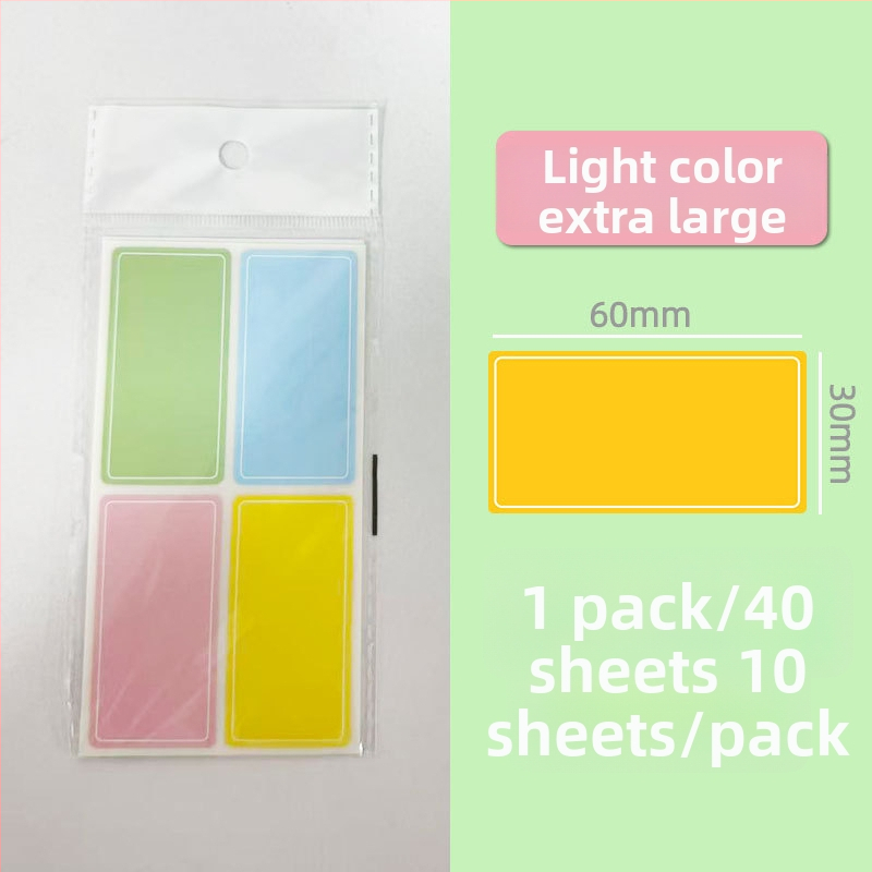 Xlabel Sintetičke papirne etikete – upute etikete, prilagodljive, 6 po stranici