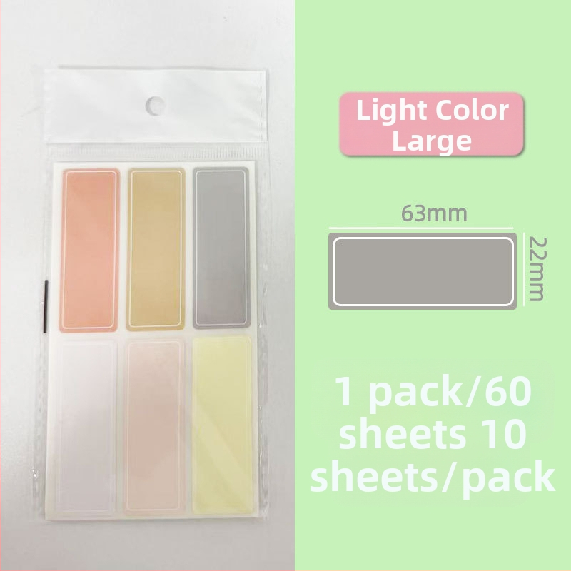 Xlabel Sintetičke papirne etikete – upute etikete, prilagodljive, 6 po stranici