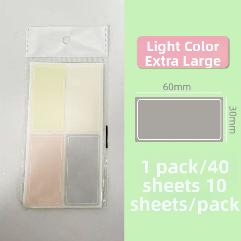 Xlabel Sintetičke papirne etikete – upute etikete, prilagodljive, 6 po stranici