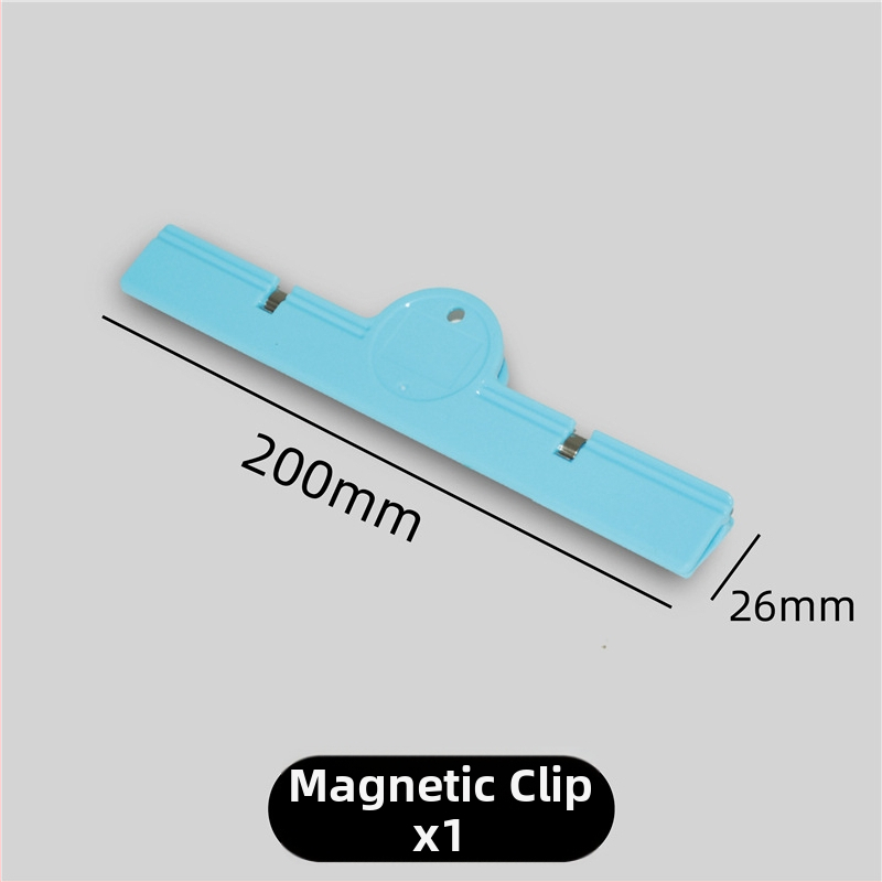 Akrylový klip s magnetom pre dokumenty a tabule, s pevným magnetom