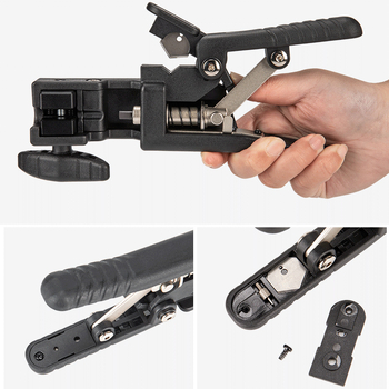 BIKEHAND Alat za montažu ulja na biciklu, izbacivač uljne cijevi i rezač cijevi, 2-in-1 YC-76KP