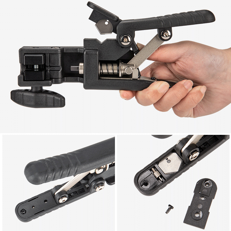 BIKEHAND Alat za montažu ulja na biciklu, izbacivač uljne cijevi i rezač cijevi, 2-in-1 YC-76KP