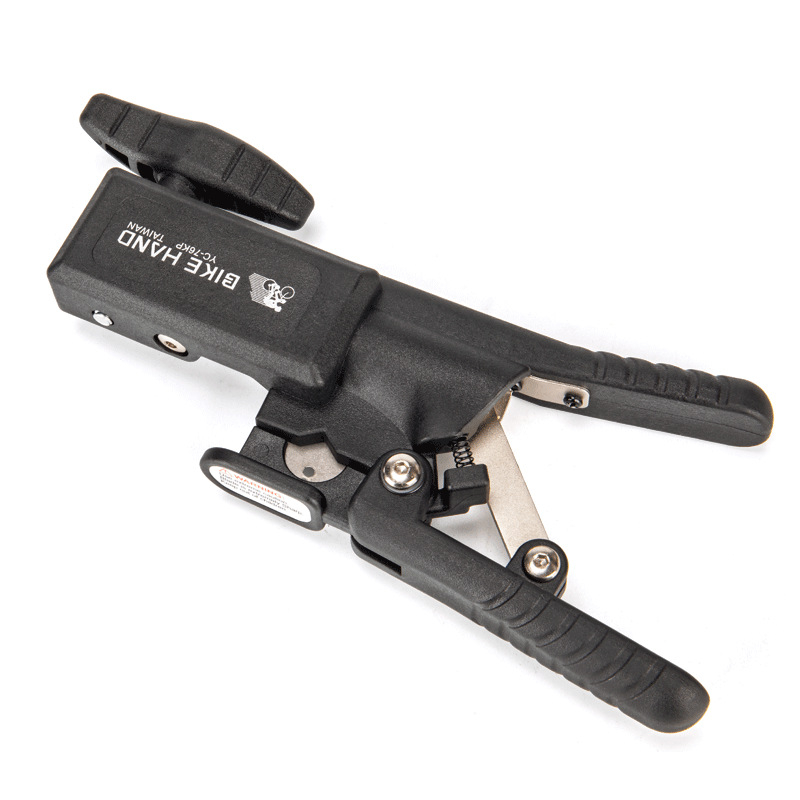 BIKEHAND Alat za montažu ulja na biciklu, izbacivač uljne cijevi i rezač cijevi, 2-in-1 YC-76KP