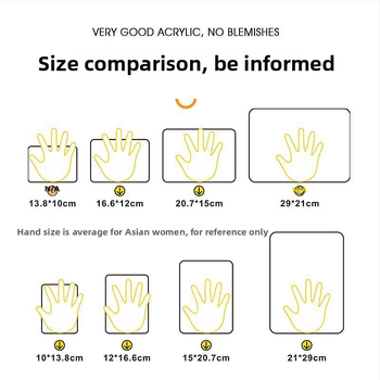 Beilong akrilni znak za zonu nadzora, prilagodljiv, podsjetnik nadzora