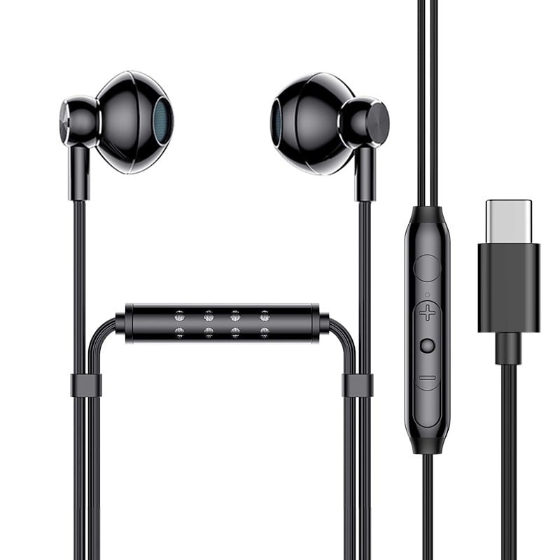 Káblové in-ear slúchadlo pre operátorov zákazníckej podpory so šumu potláčajúcim mikrofónom, univerzálny zdroj zvuku, priame pripojenie