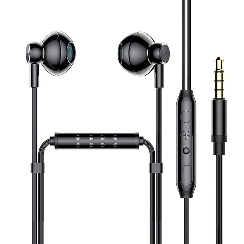 Káblové in-ear slúchadlo pre operátorov zákazníckej podpory so šumu potláčajúcim mikrofónom, univerzálny zdroj zvuku, priame pripojenie