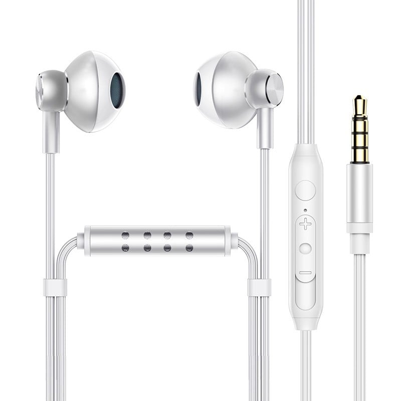 Káblové in-ear slúchadlo pre operátorov zákazníckej podpory so šumu potláčajúcim mikrofónom, univerzálny zdroj zvuku, priame pripojenie