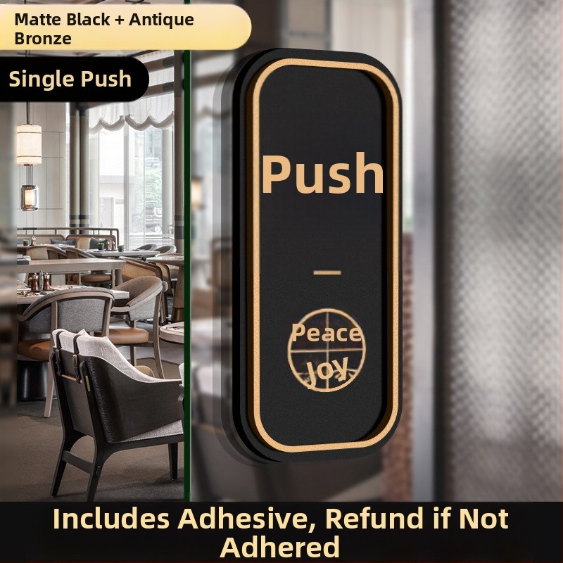 Akrilni znak za klizna vrata Push-Pull | UV tisak | prilagodljiv