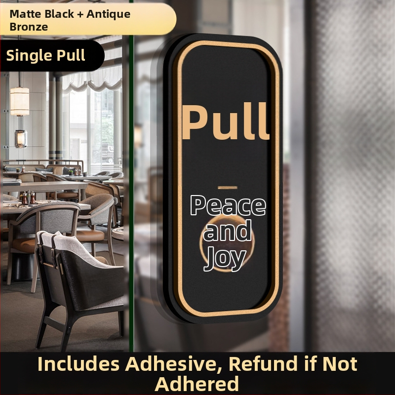Akrilni znak za klizna vrata Push-Pull | UV tisak | prilagodljiv