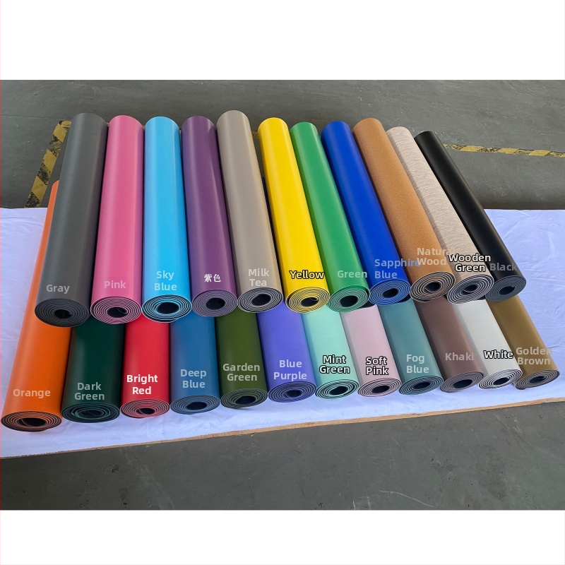 Jógová podložka s UV digitálnym potlačou na prírodnej gume, hrúbka 4 mm, hmotnosť 2,4 kg, prispôsobiteľná, vzor Asanas