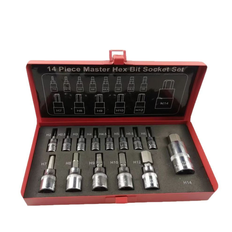 Tx Tools 14-dijelni set s 12-hranima glavama, od Cr-V čelika, za auto popravke i mehaničke radove