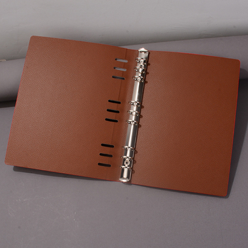 Кожен тефтер с изрязана клип система и 4/6/9 дупки за разгънати листове — марка Lianxi shenze, модел A5251