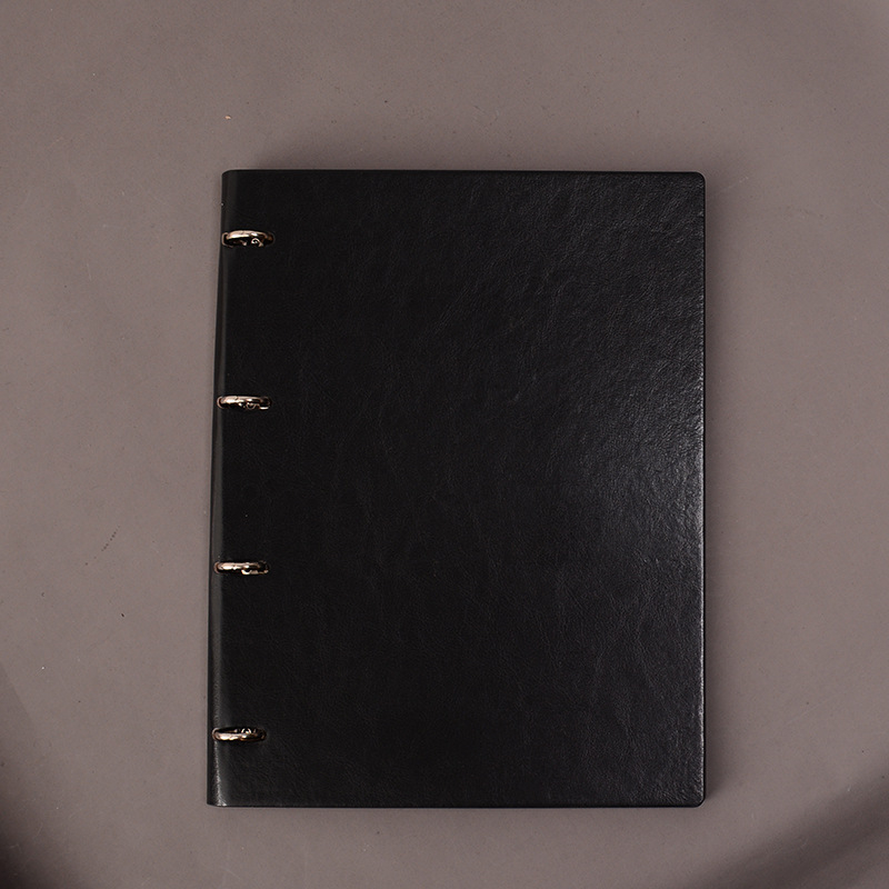 Кожен тефтер с изрязана клип система и 4/6/9 дупки за разгънати листове — марка Lianxi shenze, модел A5251