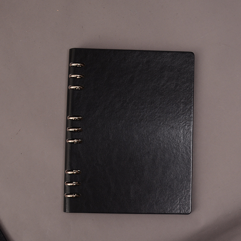 Кожен тефтер с изрязана клип система и 4/6/9 дупки за разгънати листове — марка Lianxi shenze, модел A5251