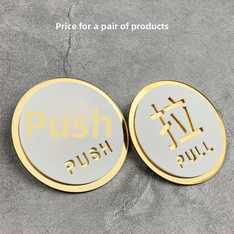 Akrilna oznaka za klizna vrata – UV ispis, prilagodljivo, za ured