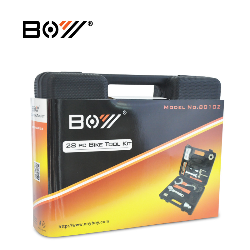 BOY set alata za bicikl i set za popravak planinskog bicikla 8010Z, 45# čelik, 2,2 kg, kombinirani paket, licencirana privatna marka