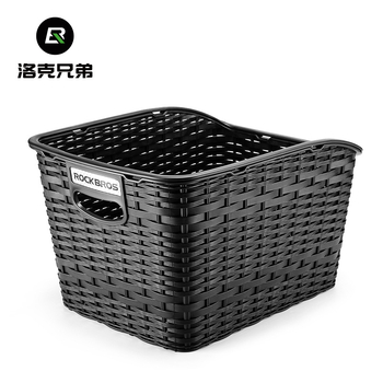 ROCKBROS Coș spate pentru bicicletă de munte – plastic, universal pentru ambele sexe, nu este importat, acceptă mărcile private