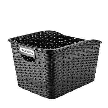 ROCKBROS Coș spate pentru bicicletă de munte – plastic, universal pentru ambele sexe, nu este importat, acceptă mărcile private